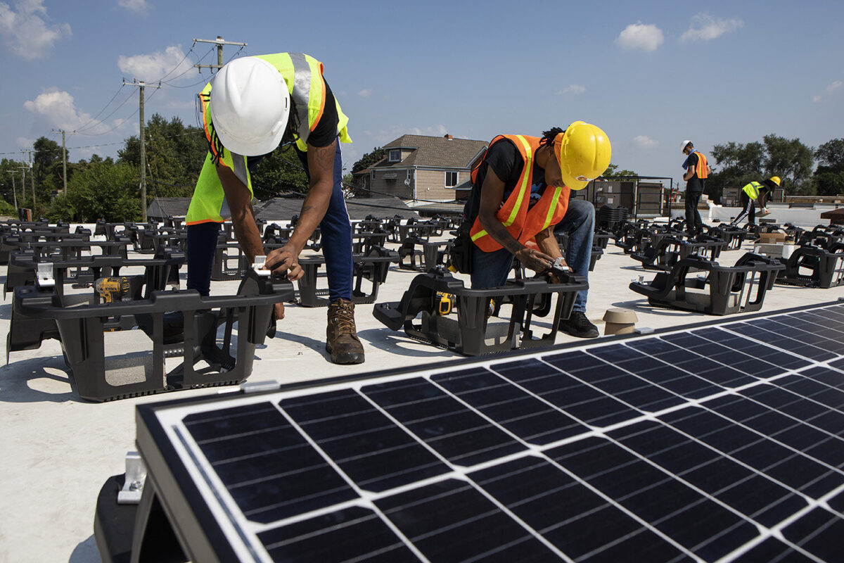 Solar Panels Will Be Installed on Homes in a Detroit Neighborhood